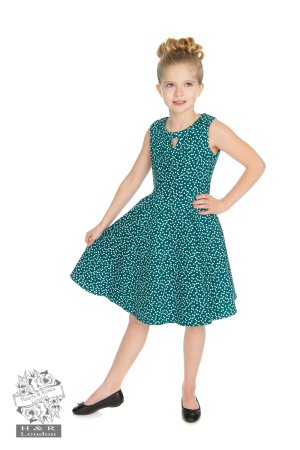 Girls La Rosa Dotty Swing Dress